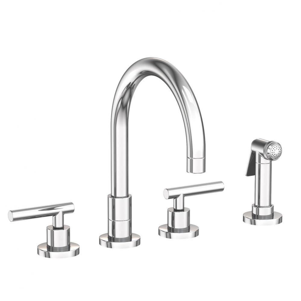 East Linear Kitchen Faucet with Side Spray