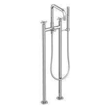 Newport Brass 1400-4262-26 - East Square® Exposed Tub & Hand Shower Set w/Risers