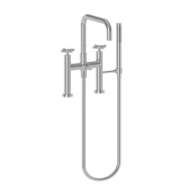 Newport Brass 1400-4272-26 - East Square® Exposed Tub & Hand Shower Set - Deck Mount
