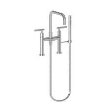 Newport Brass 1400-4273-26 - East Square® Exposed Tub & Hand Shower Set - Deck Mount