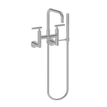 Newport Brass 1400-4283-26 - East Square® Exposed Tub & Hand Shower Set - Wall Mount