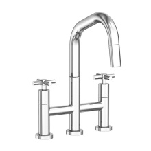 Newport Brass 1400-5462-26 - East Square® Kitchen Bridge Pull-Down Faucet