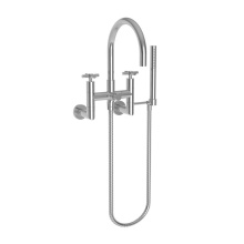 Newport Brass 1500-4282-26 - East Linear® Exposed Tub & Hand Shower Set - Wall Mount