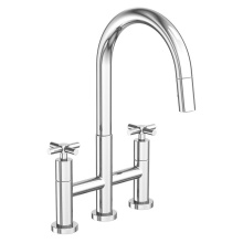 Newport Brass 1500-5462-26 - East Linear® Kitchen Bridge Pull-Down Faucet
