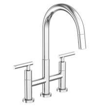 Newport Brass 1500-5463-26 - East Linear® Kitchen Bridge Pull-Down Faucet