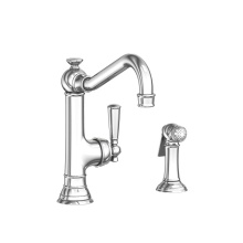 Newport Brass 2470-5313-26 - Jacobean Single Handle Kitchen Faucet with Side Spray