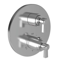 Newport Brass 3-1623TR-26 - Miro 1/2'' Round Thermostatic Trim Plate with Handle