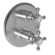 Newport Brass 3-1763TR-26 - Victoria 1/2'' Round Thermostatic Trim Plate with Handle