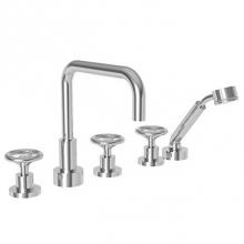 Newport Brass 3-2957/26 - Roman Tub Faucet with Hand Shower