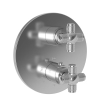 Newport Brass 3-3263TR-26 - Clemens 1/2'' Round Thermostatic Trim Plate with Handle