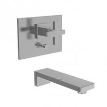 Newport Brass 4-2992BP/26 - Balanced Pressure Tub And Shower Trim Plate With Handle. Less Showerhead, Arm And Flange.