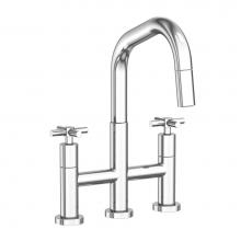 Newport Brass 1400-5462/26 - Kitchen Bridge Pull-Down Faucet