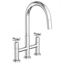 Newport Brass 1500-5462/26 - Kitchen Bridge Pull-Down Faucet