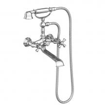 Newport Brass 2400-4282/26 - Aylesbury Exposed Tub & Hand Shower Set - Wall Mount