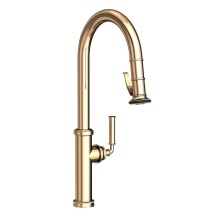 Newport Brass 2940-5173/24A - Taft Pull-Down Kitchen Faucet - Trigger Spray French Gold (PVD)