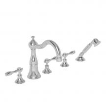 Newport Brass 3-1777/26 - Victoria Roman Tub Faucet with Hand Shower