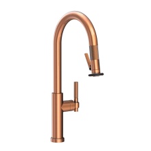 Newport Brass 3290-5173/08A - Muncy Pull-Down Kitchen Faucet - Trigger Spray Antique Copper