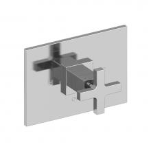 Newport Brass 4-2064BP/26 - Secant Balanced Pressure Shower Trim Plate with Handle. Less showerhead, arm and flange.