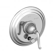 Newport Brass 5-1092BP/26 - Alexandria Balanced Pressure Tub & Shower Diverter Plate with Handle