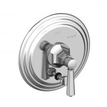 Newport Brass 5-1202BP/26 - Metropole Balanced Pressure Tub & Shower Diverter Plate with Handle