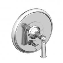 Newport Brass 5-2412BP/26 - Aylesbury Balanced Pressure Tub & Shower Diverter Plate with Handle