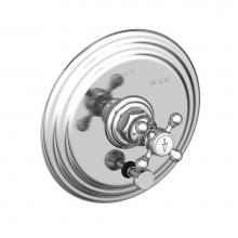 Newport Brass 5-922BP/26 - Astor Balanced Pressure Tub & Shower Diverter Plate with Handle