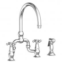 Newport Brass 9460/26 - Kitchen Bridge Faucet with Side Spray