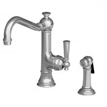Newport Brass 2470-5313/26 - Jacobean Single Handle Kitchen Faucet with Side Spray
