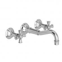 Newport Brass 3-2461/26 - Jacobean Wall Mount Lavatory Faucet