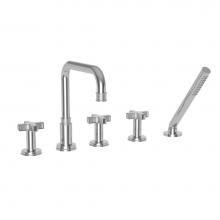 Newport Brass 3-3287/26 - Griffey Roman Tub Faucet with Hand Shower