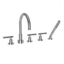 Newport Brass 3-3297/26 - Muncy Roman Tub Faucet with Hand Shower