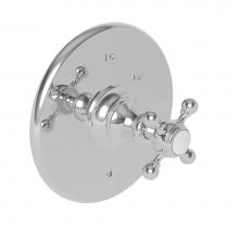 Newport Brass 4-1764BP/26 - Victoria Balanced Pressure Shower Trim Plate with Handle. Less showerhead, arm and flange.