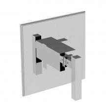 Newport Brass 4-2024BP/26 - Cube 2 Balanced Pressure Shower Trim Plate with Handle. Less showerhead, arm and flange.