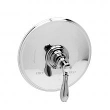 Newport Brass 4-2554BP/26 - Ithaca Balanced Pressure Shower Trim Plate with Handle. Less showerhead, arm and flange.