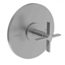 Newport Brass 4-3334BP/26 - Tolmin Balanced Pressure Shower Trim Plate with Handle. Less showerhead, arm and flange.