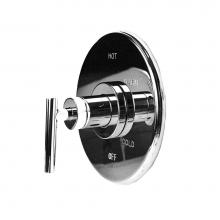 Newport Brass 4-994LBP/26 - East Linear Balanced Pressure Shower Trim Plate with Handle. Less showerhead, arm and flange.