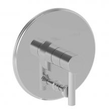 Newport Brass 5-1502BP/26 - East Linear Balanced Pressure Tub & Shower Diverter Plate with Handle