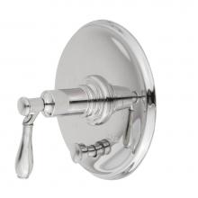 Newport Brass 5-2552BP/26 - Ithaca Balanced Pressure Tub & Shower Diverter Plate with Handle