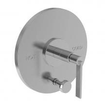 Newport Brass 5-3322BP/26 - Tolmin Balanced Pressure Tub & Shower Diverter Plate with Handle