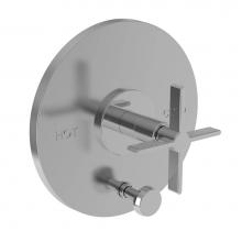 Newport Brass 5-3332BP/26 - Tolmin Balanced Pressure Tub & Shower Diverter Plate with Handle