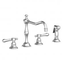 Newport Brass 973/26 - Chesterfield  Kitchen Faucet with Side Spray