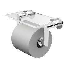 Ginger 4627/PC - Double Post Toilet Tissue Holder with Cover