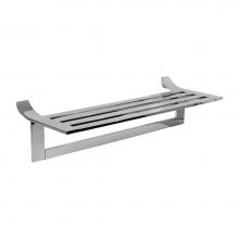 Ginger 4743-24/PC - 24'' Hotel Shelf with Towel Bar