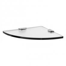 Ginger 0218C-10TSCL - 3/8'' TEMPERED CORNER TRAY GLASS