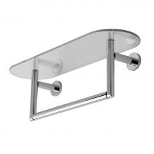 Ginger 0219T-18/PC - 18'' Shelf with Towel Bar