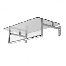 Ginger 0243-20/PC - 20'' Hotel Shelf with Towel Bar