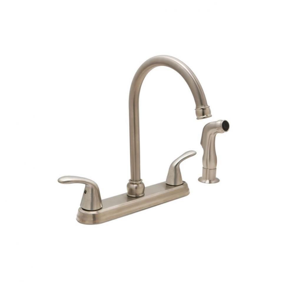 8'' Kitchen Faucet, Satin Nickel