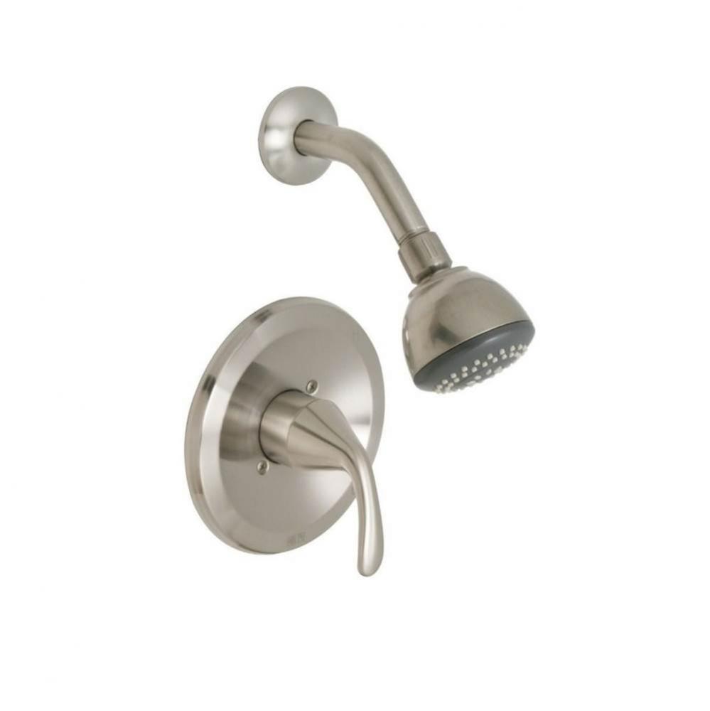 Retro. Slide Bar Shower Set, Satin Nickel