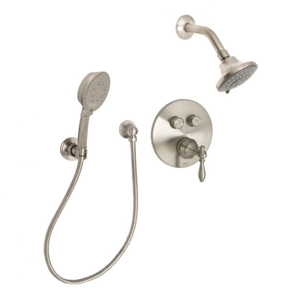 Joy Push Button Pkg Trim, Satin Nickel PVD