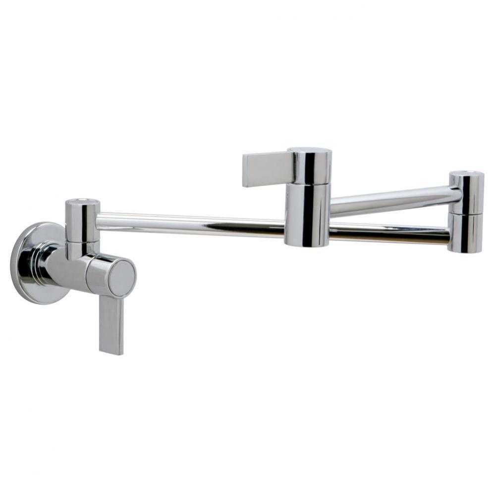 Contemporary Style Pot Filler, Chrome